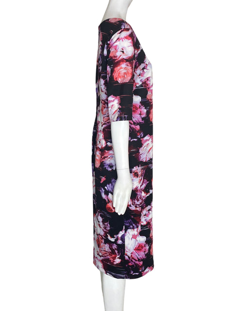 Vestido Vince Camuto Estampado Manga corta Rosado - Talla 2