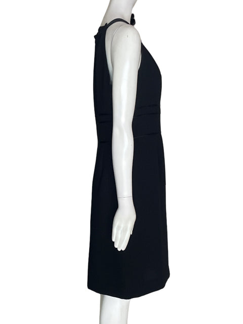 Vestido Ann Taylor Liso Tiras Negro - Talla 6