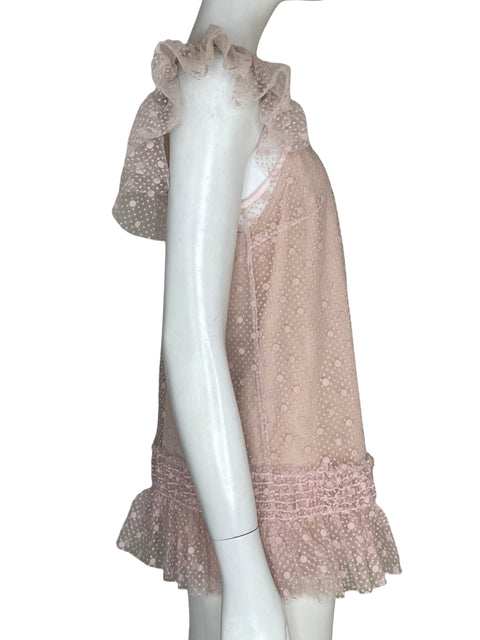 Blusa Red Valentino Mangas mariposa Rosado - Talla 44