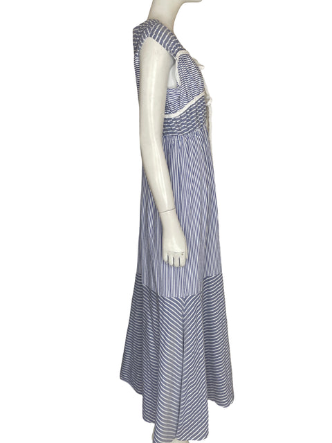 Vestido Stella & Amelia Estampado Rayas Azul - Talla S