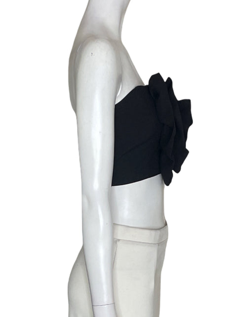 Top Mis Avenue Apliques Top Negro - Talla S