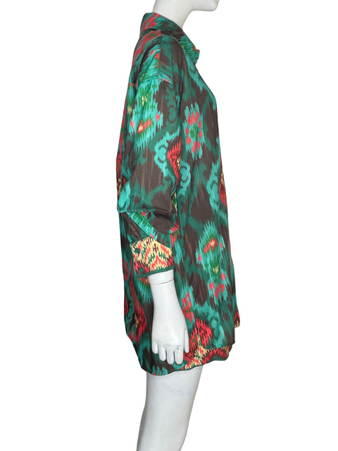 Conjunto Cq By Cq Midi Estampado Verde - Talla S