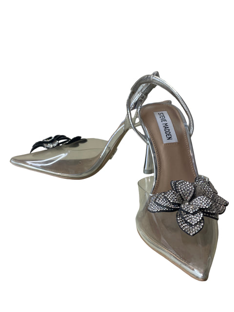 Zapato Steve Madden Destalonado Punta cerrada Plateado - Talla 7.5