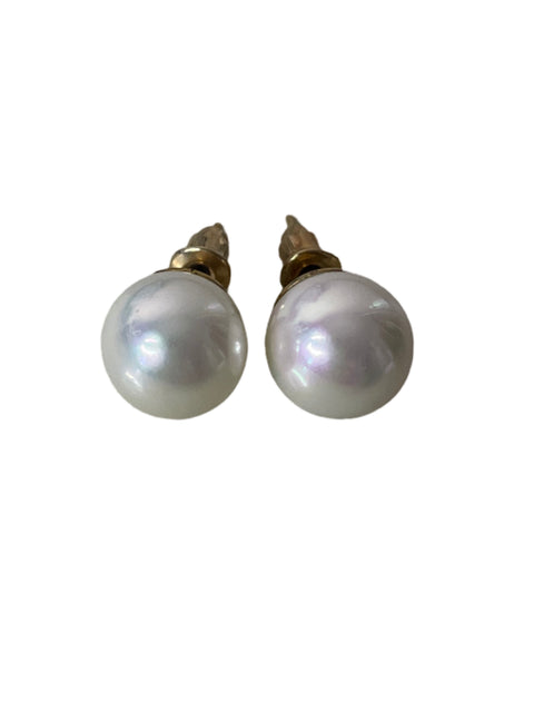 Arete Tesoro Tps Perla Punto Blanco - Talla U