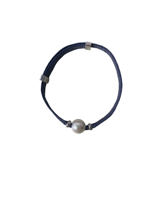 Pulsera Tesoro Tps Ajustado Perla Blanco - Talla U