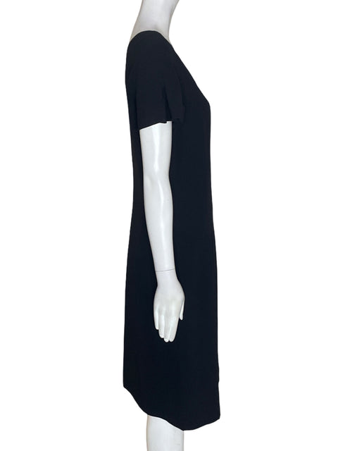 Vestido Emporio Armani Manga corta Midi Negro - Talla M