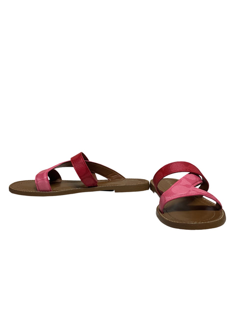 Sandalia Coach Harlan Canvas Rosado - Talla 6.5