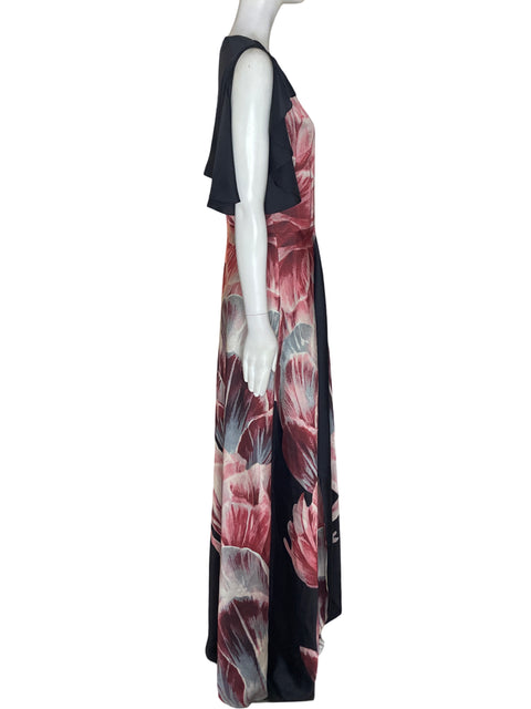 Vestido Ted Baker Estampado Floral Rosado - Talla S