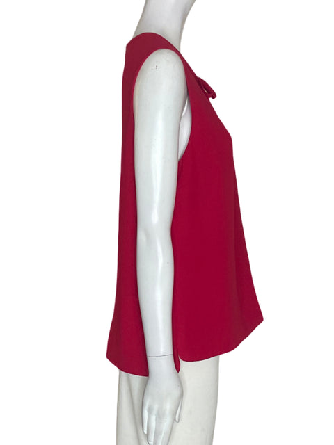 Blusa Ted Baker Sin mangas Liso Rojo - Talla S