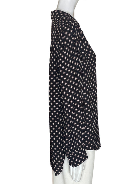 Blusa Kate Spade Estampado Manga larga Negro - Talla L