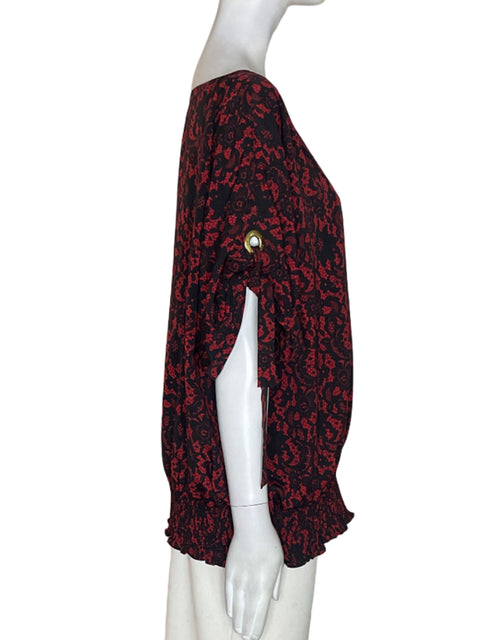Blusa Michael Kors Estampado Manga corta Rojo - Talla XXL