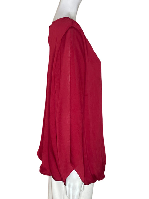 Blusa I.n. Studio Liso Cuello redondo Rojo - Talla XXL