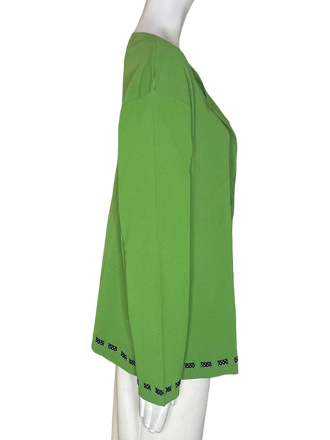 Conjunto Dressbern Blusa/abrigo Manga larga Verde - Talla XL