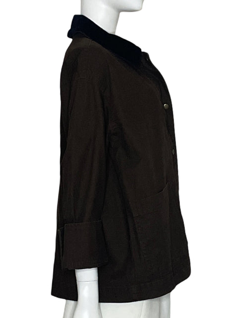 Chaqueta Old Navy Granero De Lona de Algodón Marron - Talla M