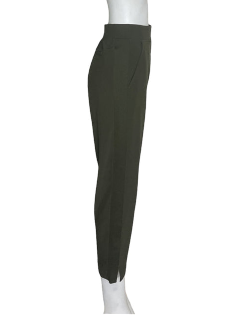 Pantalón Athleta Ajustado Elastico Verde - Talla 6