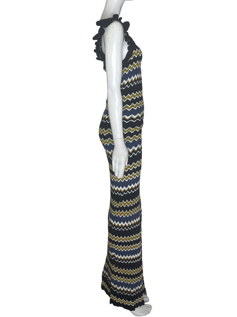 Vestido Heartloom Ajustado Texturizado Azul - Talla M