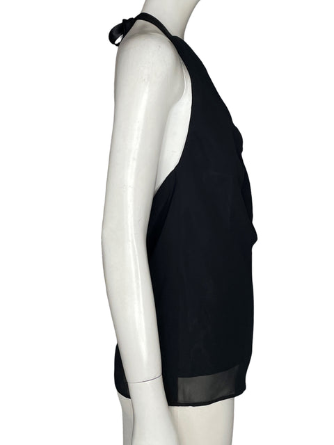 Blusa Liz Claiborne Drapeado Negro - Talla 8