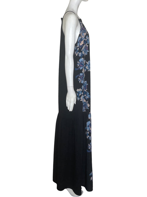 Vestido Meghan Sin mangas Floral Negro - Talla S