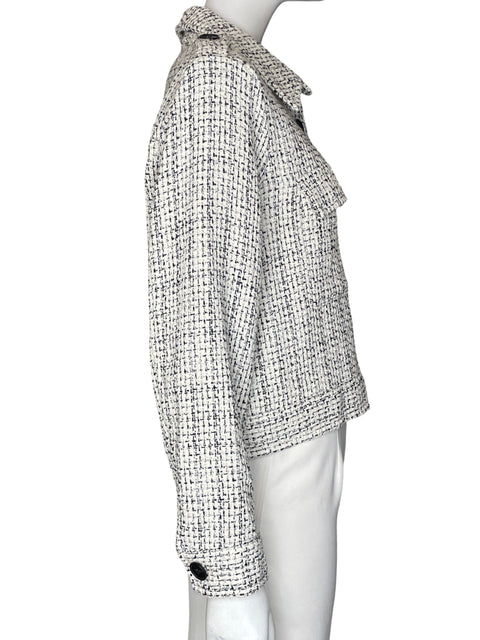 Chaqueta Zara Cropped Manga larga Blanco - Talla L