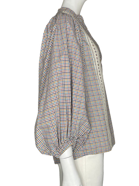 Blusa Silvia Tcherassi de Algodón Mangas abullonadas Gris - Talla S