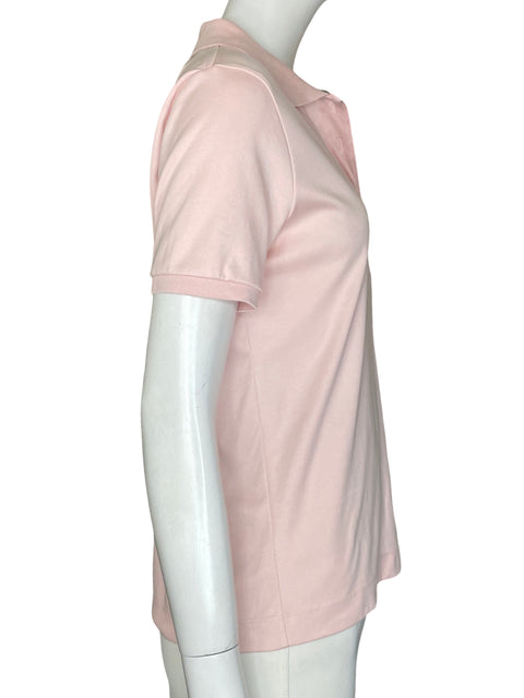 Blusa Lacoste de Algodón Manga corta Rosado - Talla 36
