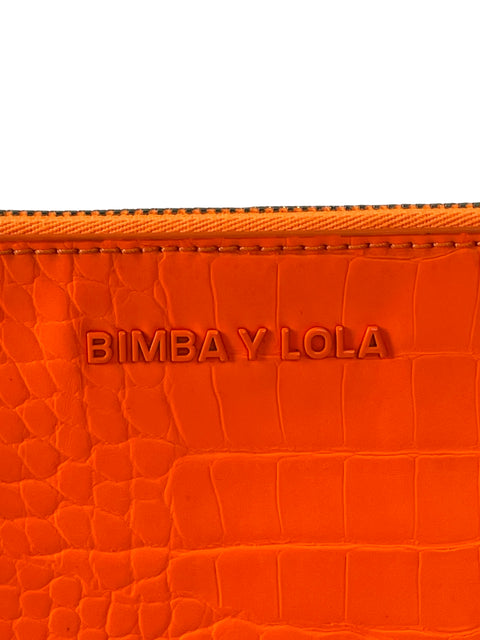 Cartera Bimba Y Lola Cocodrillo Naranja - Talla U