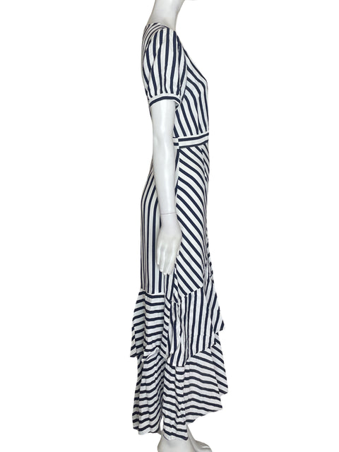 Vestido Dresscode Rayas Cuello v Negro - Talla S