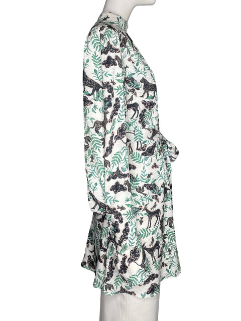 Blusa Saloni Ivory menagerie Verde - Talla 6