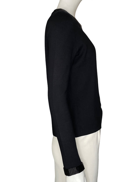 Blusa Liz Claiborne Collection de Seda 2 piezas Negro - Talla S