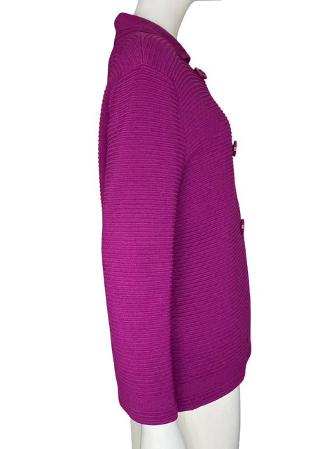 Abrigo Jones New York Signature Manga larga Punto Morado - Talla S