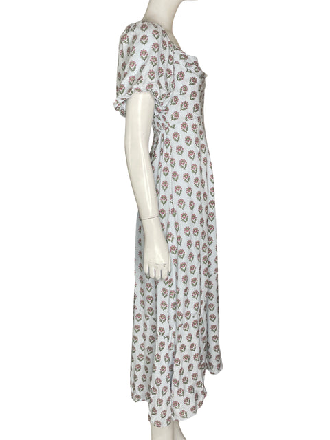 Vestido Jessica Simpson Midi Estampado Azul - Talla S