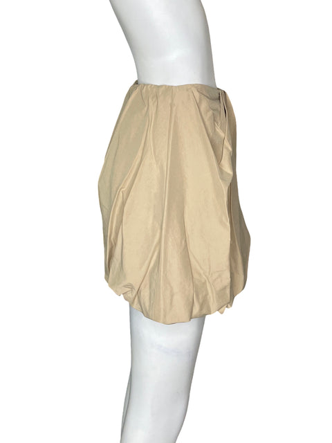 Falda Zara Mini Globo Beige - Talla S