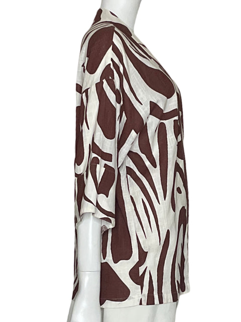 Cardigan Lcw Estampado Marrón - Talla U