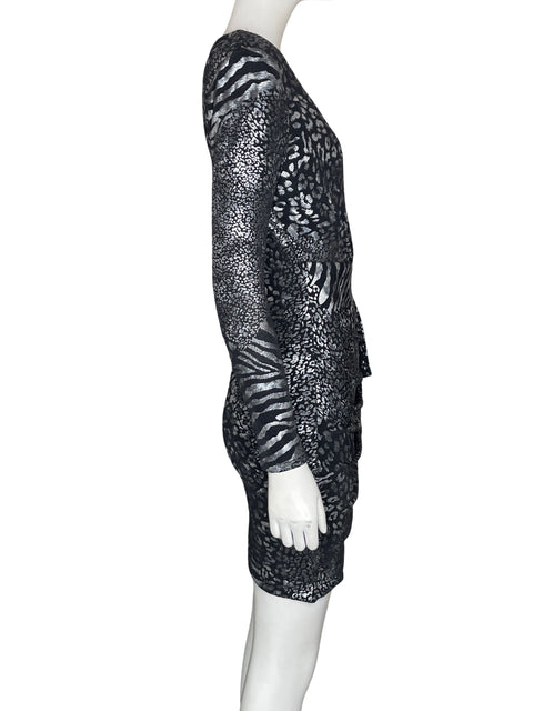 Vestido Aqua Luxe Animal print Gris - Talla 0