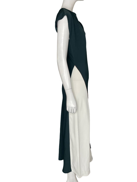 Vestido Zara Asimétrico Verde - Talla S
