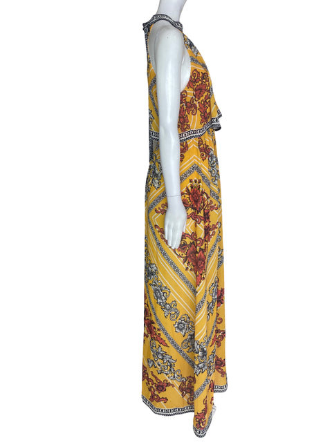 Vestido Jealous Tomato Estampado Maxi Amarillo - Talla S
