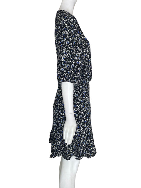 Vestido Gap Cruzado Midi Azul - Talla XL