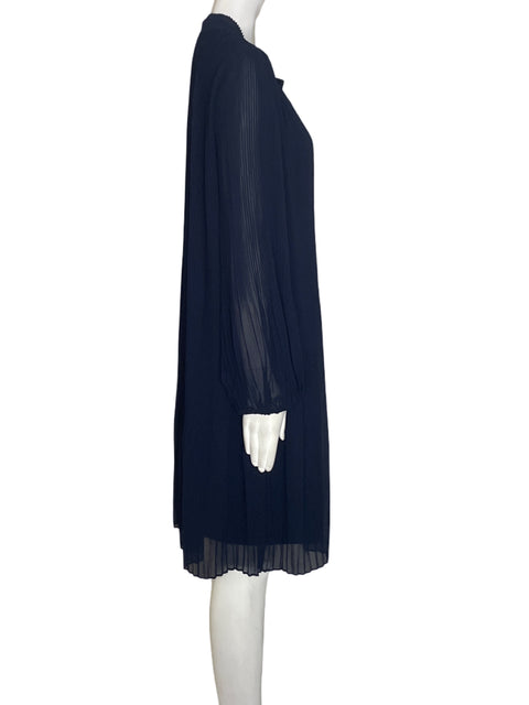 Vestido Dkny Manga larga Midi Negro - Talla 16