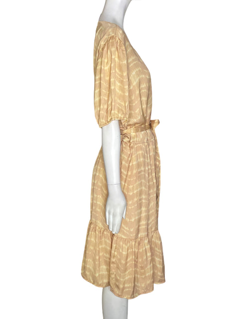 Vestido Simply Vera Cuello v Fajon Beige - Talla XXL