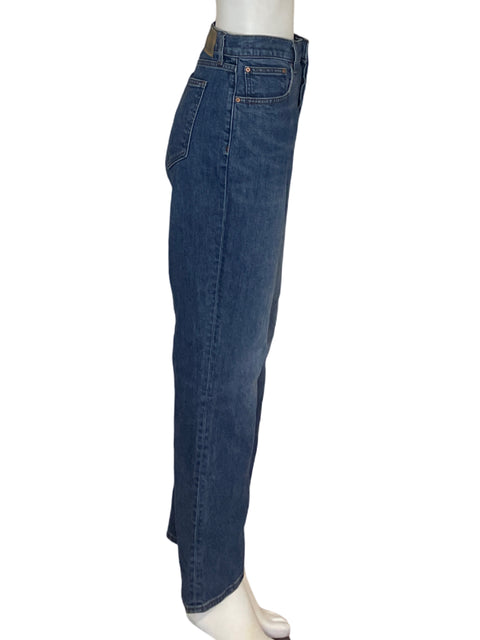 Pantalón Denim Forum Recto Wide leg Azul - Talla 32