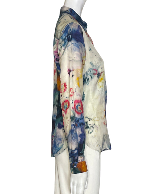 Camisa Paul Smith Estampado Manga larga Azul - Talla 40