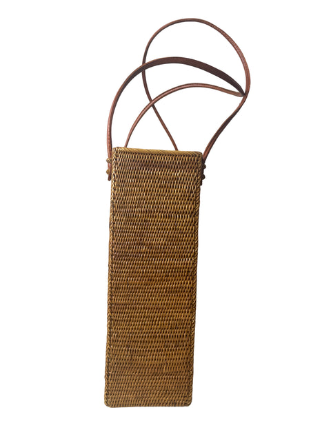 Cartera Tesoro Tps Assa Rafia Marrón - Talla U