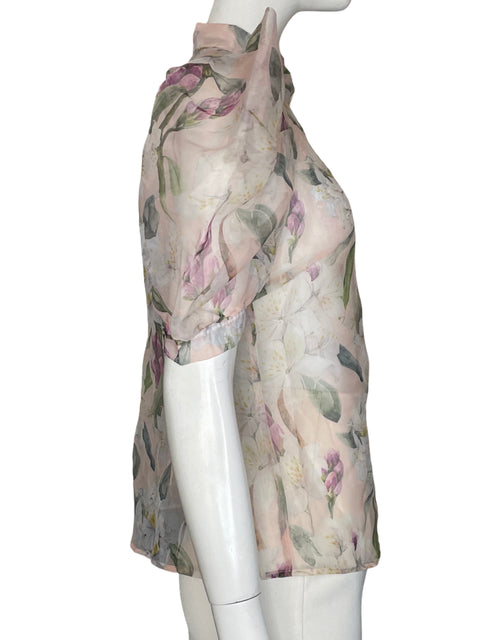 Blusa Ina Mangas abullonadas Rosado - Talla S