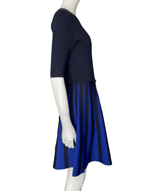 Vestido Ted Baker de Viscosa Midi Rayas Azul - Talla S