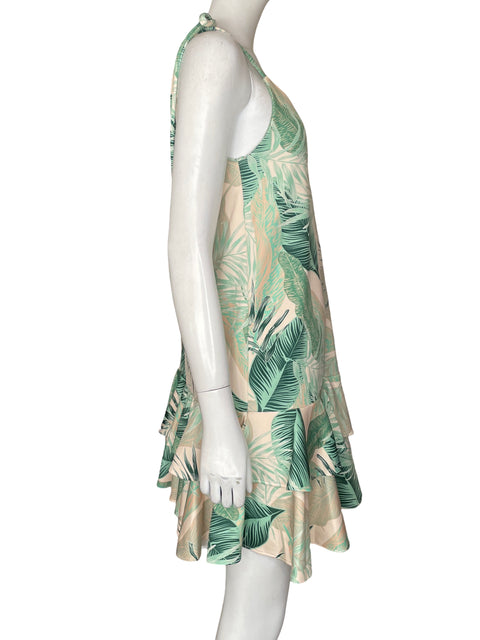 Vestido Michelle Forero Estampado Tropical Verde - Talla M