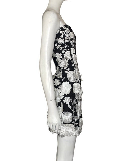 Vestido Karen Millen Strapless Midi Negro - Talla 12
