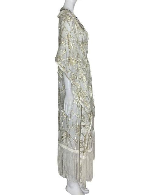 Cardigan Neena Ksahi Malla Flecos Dorado - Talla U