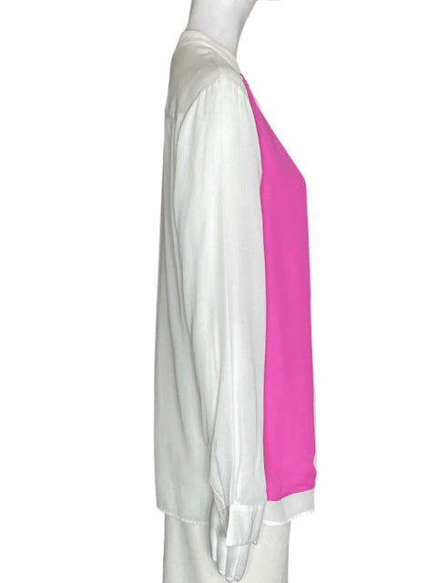 Camisa Tommy Hilfiger Bicolor Manga larga Rosado - Talla 8