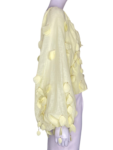Blusa Karen Millen de Viscosa Mangas abullonadas Amarillo - Talla 4