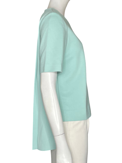 Blusa Ted Baker Asimétrico Azul - Talla 2